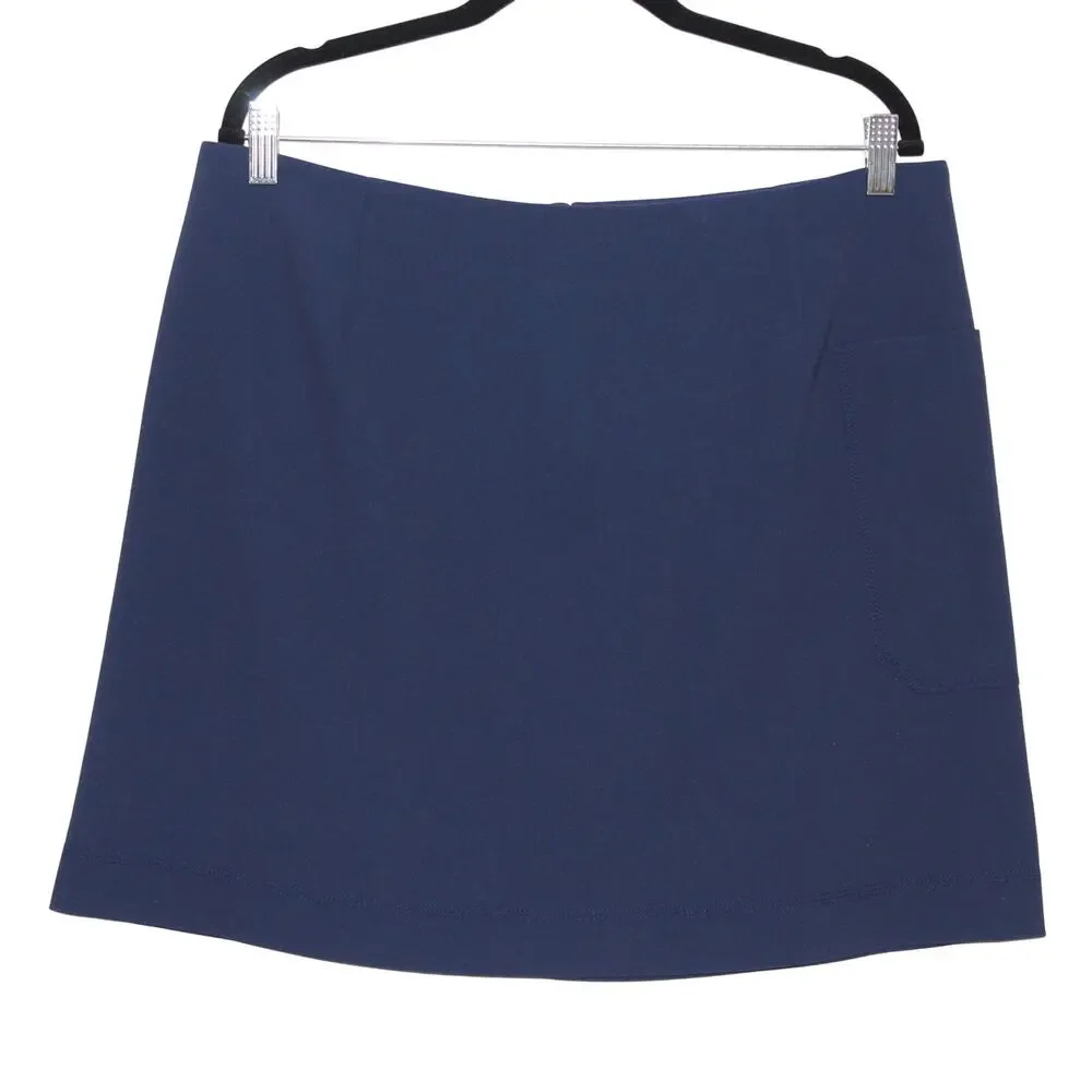 Tory Burch Tory Sport Navy Athletic Skirt with Pocket Size XL